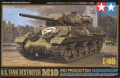 Tamiya 1/48 US Tank Destroyer M10 Mid Production Military # 32519 - Plastic Model Kit