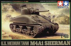 Tamiya 1/48 US M4A1 Sherman Tank # 32523 - Plastic Model Kit