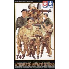 Tamiya 1/48 British Infantry Europe # 32526 - Plastic Model Kit
