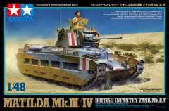 Tamiya 1/48 Matilda Mk.III/IV British Infantry Mk.IIA # 32572 - Plastic Model Kit