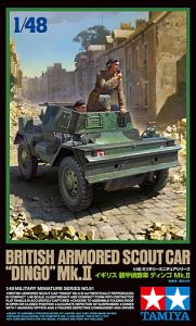 Tamiya 1/48 British Scout Car Dingo Mk.II # 32581 - Plastic Model Kit