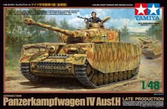 Tamiya 1/48 German Panzer IV Ausf.H - Late Production # 32584 - Plastic Model Kit