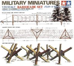 Tamiya 1/35 Barricades # 35027 - Plastic Model Kit