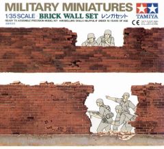 Tamiya 1/35 Brick Walls # 35028 - Plastic Model Kit