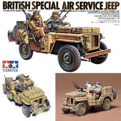 Tamiya 1/35 British SAS Jeep # 35033 - Plastic Model Kit