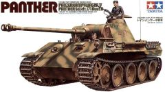 Tamiya 1/35 German Panther Med. Tank # 35065 - Plastic Model Kit