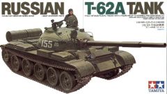 Tamiya 1/35 Russian T-62A Tank # 35108 - Plastic Model Kit