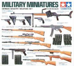 Tamiya 1/35 German Small Arms # 35111 - Plastic Model Kit