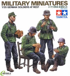 Tamiya 1/35 German Soldiers at Rest x 4 # 35129