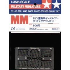 Tamiya 1/35 King Tiger P/Etched Grille # 35167 - Plastic Model Kit