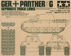Tamiya 1/35 Panther Type G Track Links # 35171 - Plastic Model Kit