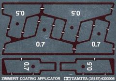 Tamiya 1/35 Zimmerit Coating Applicator # 35187 - Plastic Model Kit