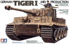 Tamiya 1/35 German Tiger I Mid Production # 35194 - Plastic Model Kit
