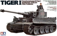 Tamiya 1/35 Tiger I Early Production # 35216 - Plastic Model Kit