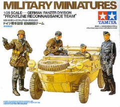 Tamiya 1/35 Reconnaisence Figures for Schwimwagen  # 35253 - Plastic Model Kit
