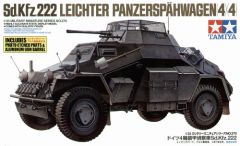 Tamiya 1/35 Sd.Kfz. 222 w photo etched parts # 35270 - Plastic Model Kit