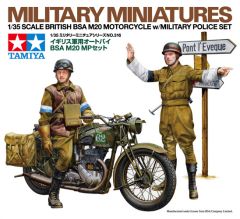 Tamiya 1/35 British BSA M20 Motorcycle Military Police # 35316 - Plastic Model Kit