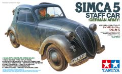 Tamiya 1/35 Simca 5 Staff Car (German Army) # 35321 - Plastic Model Kit