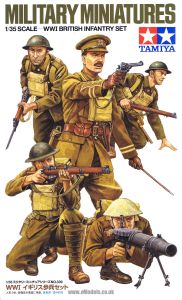 Tamiya 1/35 WWI British Infantry Set # 35339 - Plastic Model Figures