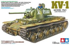 Tamiya 1/35 Russian Heavy Tank KV-1 Model 1941 Early Production # 35372