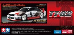 Tamiya 1/10 Audi 90 Quattro Racing with Painted Body (TT-02) # 47511