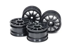 Tamiya Spare Parts M Chassis 11 Spk Wheel Black X 4