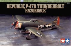 Tamiya 1/72 P-47D Thunderbolt Razor back # 60769 - Plastic Model Kit