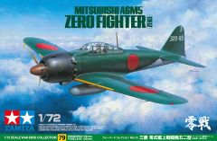 Tamiya 1/72 MITSUBISHI A6M5 ZERO FIGHTER (ZEKE) # 60779 - Plastic Model Kit