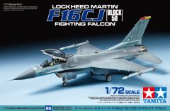 Tamiya 1/72 Lockheed Martin F-16CJ Block 50 Falcon # 60786 - Plastic Model Kit