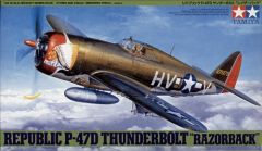 Tamiya 1/48 P47 D Thunderbolt Razorback # 61086 - Plastic Model Kit