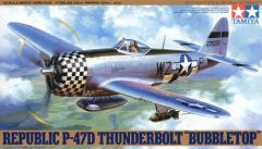Tamiya 1/48 P-47D Thunderbolt Bubbletop # 61090 - Plastic Model Kit