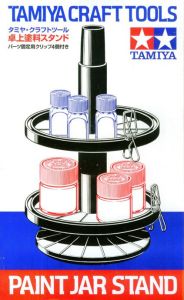 Tamiya Bottled Paint Stand - w/4 Alligator Clips # 74077