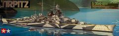 Tamiya 1/350 Tirpitz with stand # 78015 - Plastic Model Kit