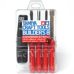 Tamiya Modellers 8 Screw driver Set # 74023