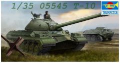 Trumpeter 1/35 Soviet T-10 Heavy Tank # 05545 - Plastic Model Kit