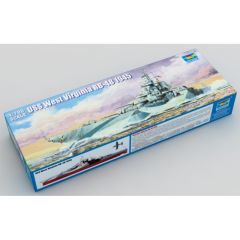 Trumpeter 1/700 USS West Virginia BB-48 1945 # 05772 - Plastic Model Kit