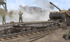 Trumpeter 1/35 Schwere Plattformwagen Type SSyms 80 # 00221 - Plastic Model Kit