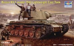 Trumpeter 1/35 Russian KV-1 Model 1942 Tank # 00360 - Plastic Model Kit