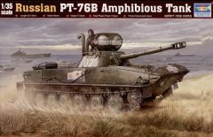 Trumpeter 1/35 Russian PT-76B Light Amphibious Tank # 0381 - Plastic Model Kit