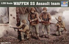 Trumpeter 1/35 Waffen SS Assault team # 00405 - Plastic Model Kit