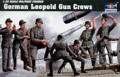 Trumpeter 1/35 German Leopold Gun Crew # 00406 - Plastic Model Kit
