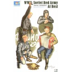 Trumpeter 1/35 WWII Soviet Tank Soldiers  # 00413 - Plastic Model Kit