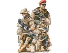 Trumpeter 1/35 German ISAF in Afghanistan  # 00421 - Plastic Model Figures
