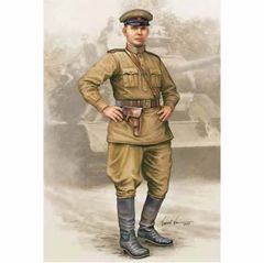Trumpeter 1/16 Soviet Officer Figure # 00704 - Plastic Model Kit