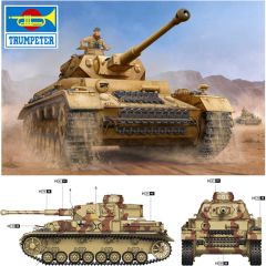 Trumpeter 1/16 Pz.Kpfw.IV Ausf.F2 German Medium Tank # 00919
