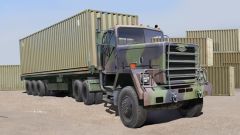 Trumpeter 1/35 M915 Tractor with M872 Flatbed trailer & 40FT Container # 01015