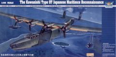 Trumpeter 1/144 Kawanishi Type 97 Japanese flying boat # 01322 - Plastic Model Kit