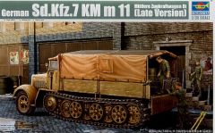 Trumpeter 1/35 Sd.Kfz.7 KM m 11 with covered rear # 01507 - Plastic Model Kit