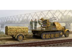 Trumpeter 1/35 Sd.Kfz.7/1 w/ armoured cab Late Version # 01524 - Plastic Model Kit