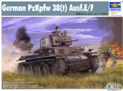 Trumpeter 1/35 German PzKpfw 38(t) Ausf.E/F # 01577 - Plastic Model Kit